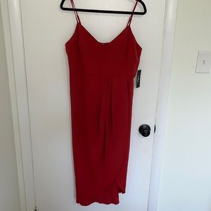 Lulu’s Red midi dress